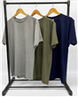 3190 - Remera Lisa Cuello Redondo Jersey Manga Corta