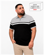 5111 - Chomba Jersey Rayada Con Bolsillo TALLE ESPECIAL