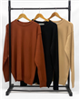 5450 - Sweater Escote Redondo Premium Con Lycra