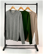 5453 - Sweater Escote V Liso