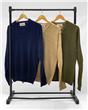 5456 - Sweater Escote V Con Vivos