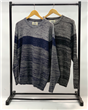 5461 - Sweater Escote Redondo Rayado Matizado
