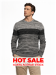5461 - Sweater Escote Redondo Rayado Matizado
