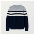 8010 - Sweater Escote Redondo Rayado