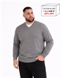 8101 - Sweater Escote V TALLE ESPECIAL