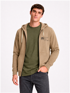 2967 - Campera Frisa Aero Canguro Estampada