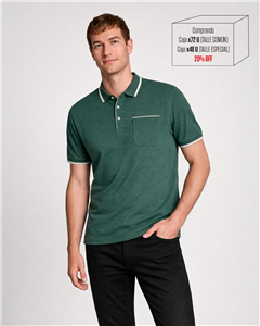 5006 - Chomba Jersey Con Bolsillos Con Vivos