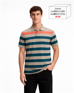 5008 - Chomba Jersey Rayada