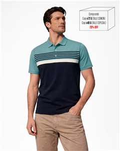 5009 - Chomba Jersey Rayada 