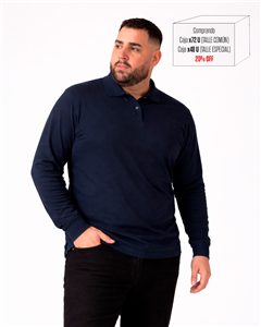 P5601B - Chomba Jersey Lisa M/L TALLE ESPECIAL