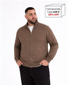 8108 - Campera Tejida Mouline TALLE ESPECIAL