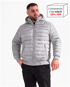8640 - Campera Puffer Urbana TALLE ESPECIAL