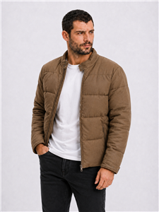 5842 - Campera Gamuzada Con Bolsillo Con Cierres