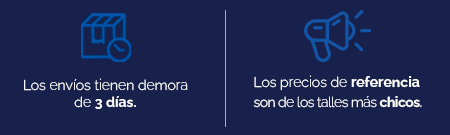 TALLES ENVIOS